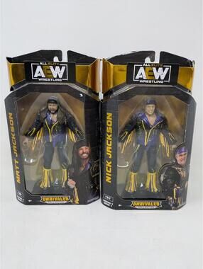 AEW All Elite Wrestling Unrivaled Collection #56 #57 Matt Jackson Nick Jackson